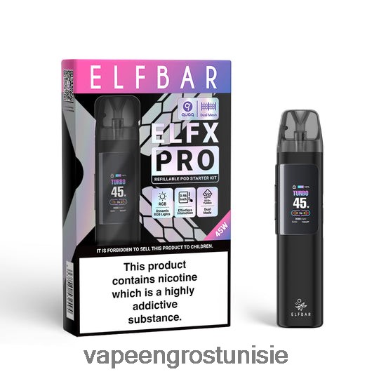 Cigarette Électronique Prix Tunisie - ELFBAR ELFX Pro Appareil à pod ouvert bleu 4T200N6
