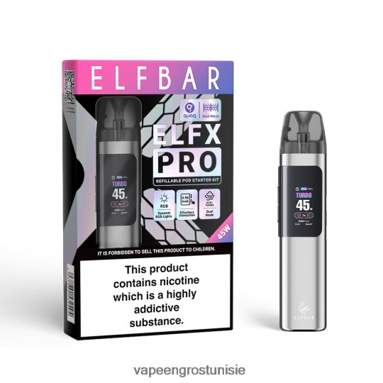 Vape En Gros - ELFBAR ELFX Pro Appareil à pod ouvert mèche 4T200N1