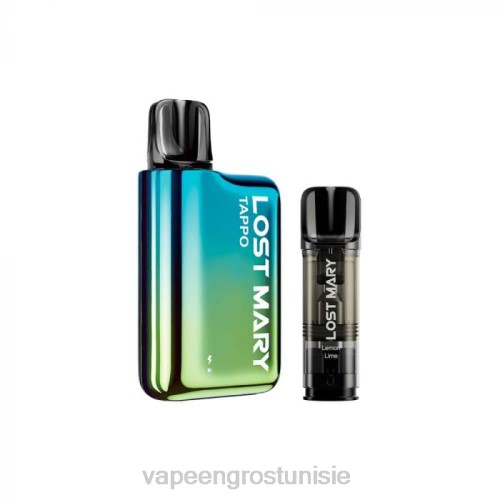 Cigarette Électronique Prix Tunisie - bleu vert x citron vert NHPL436 LOST MARY Tappo kit de vape à dosettes