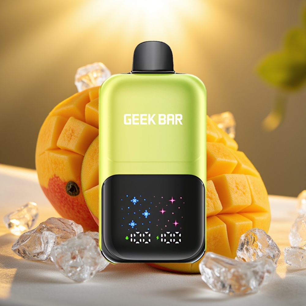 GEEK BAR 2GO 20ml 50000 Puffs Double Série Puff Disposable Mangue Glace Mexique 5% Nicotine