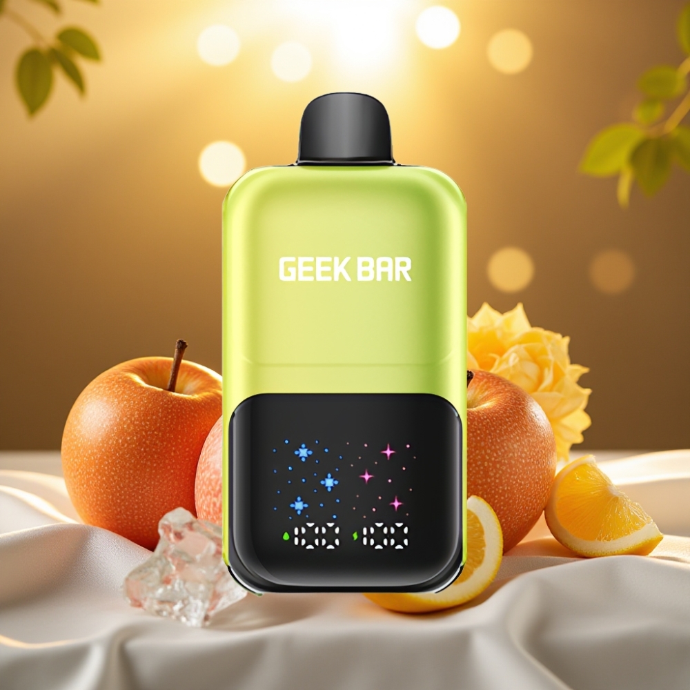 GEEK BAR 2GO 20ml 50000 Puffs Série Two E-liquide Rechargeable Saveur Pomme Acidulée Glacée