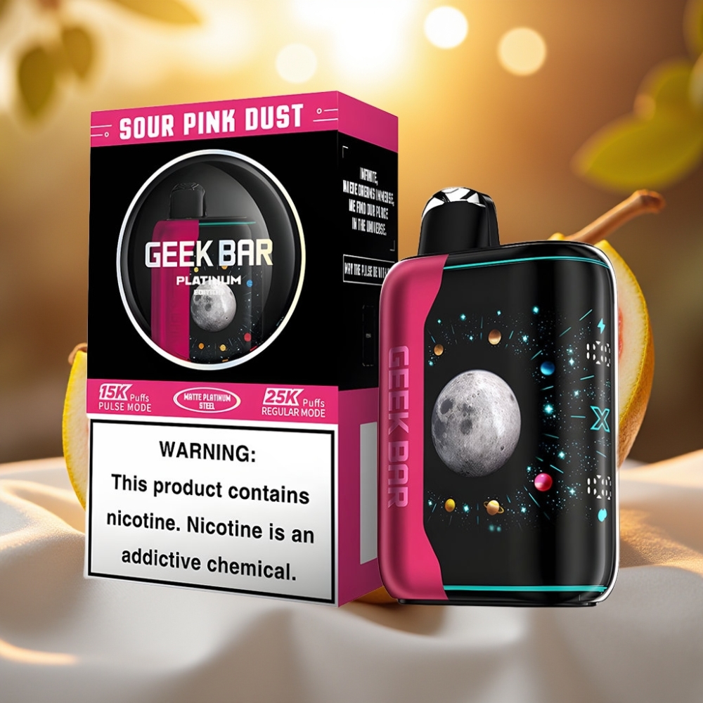 GEEK BAR Platinum Edition Sour Pink Dust 25000 Puffs 20mL 2% Nicotine