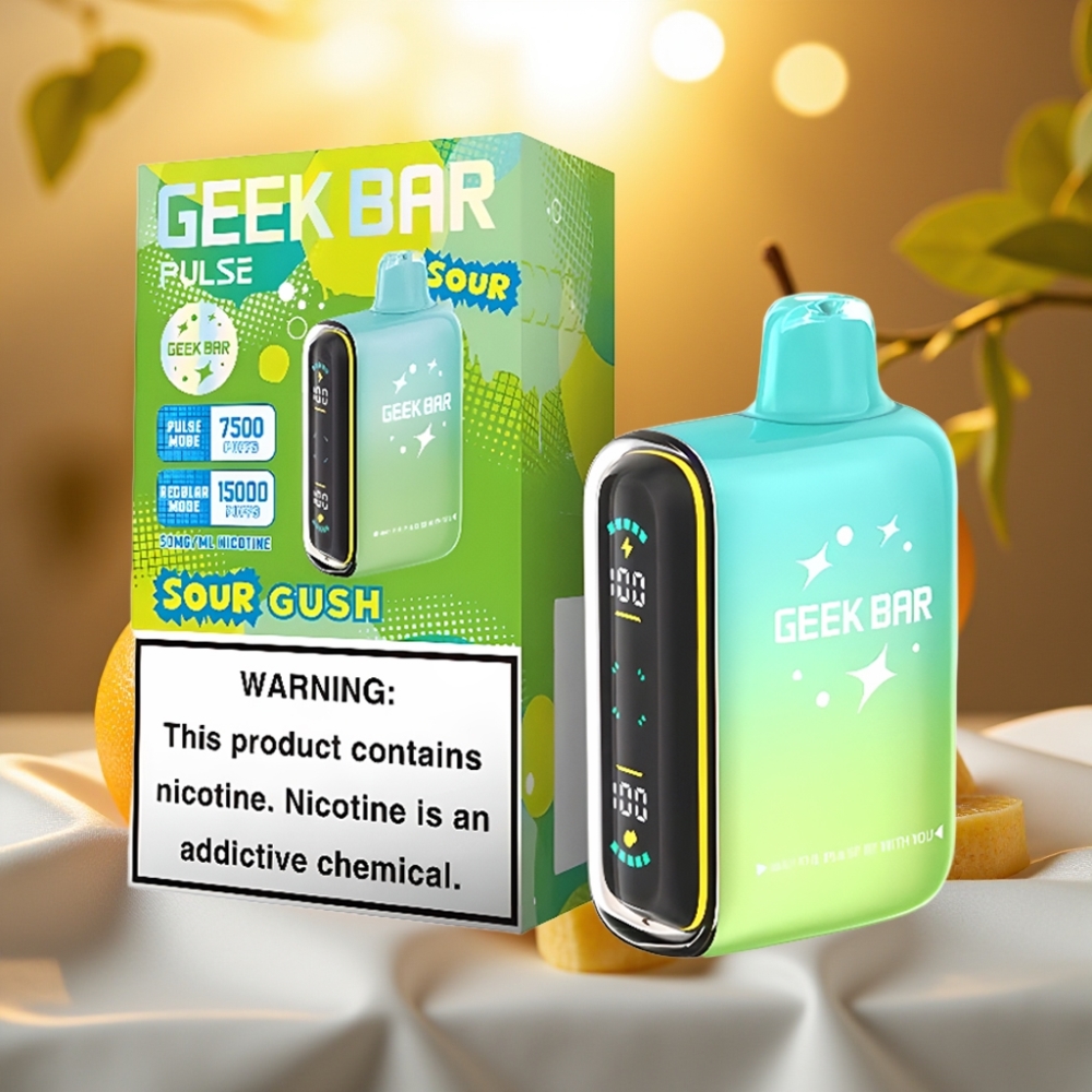 GEEK BAR Pulse 15000 Puffs Édition Acidulée – 16ML, 5%, Airflow Réglable
