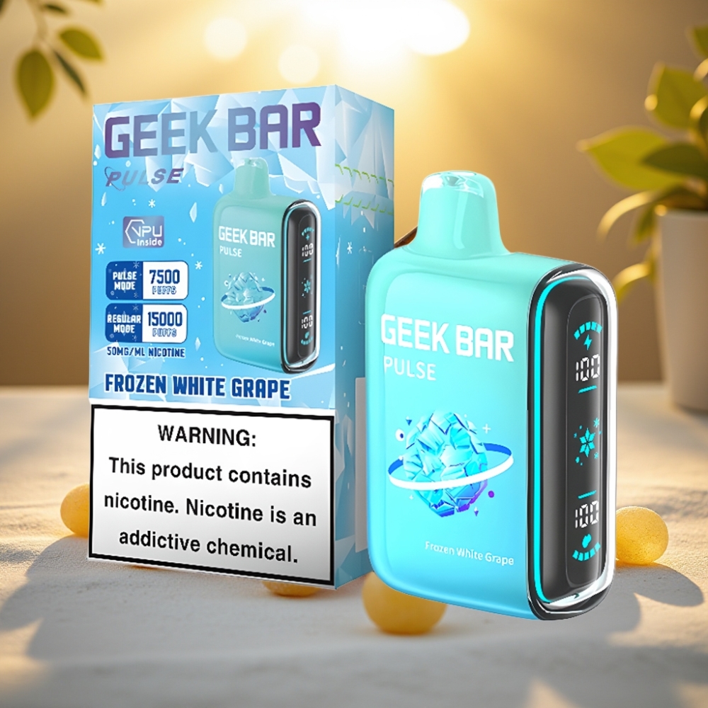 GEEK BAR Pulse 15000 Puffs Édition Glacée – 16ML, 5%, Airflow Réglable