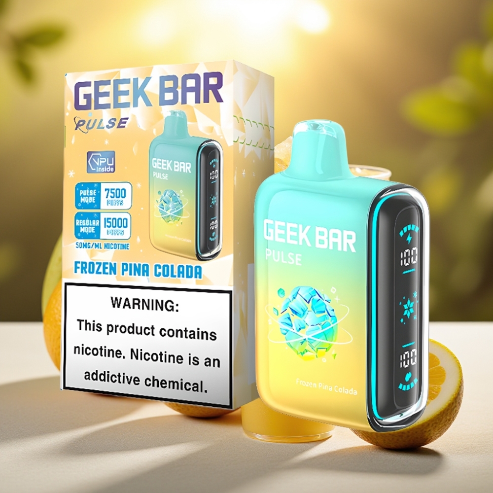 GEEK BAR Pulse 15000 Puffs Édition Glacée – 16ML, 5%, Airflow Réglable
