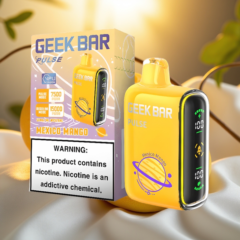 GEEK BAR Pulse 15000 Puffs Édition Planète - 16ML, 5%, Airflow Réglable, 650mAh