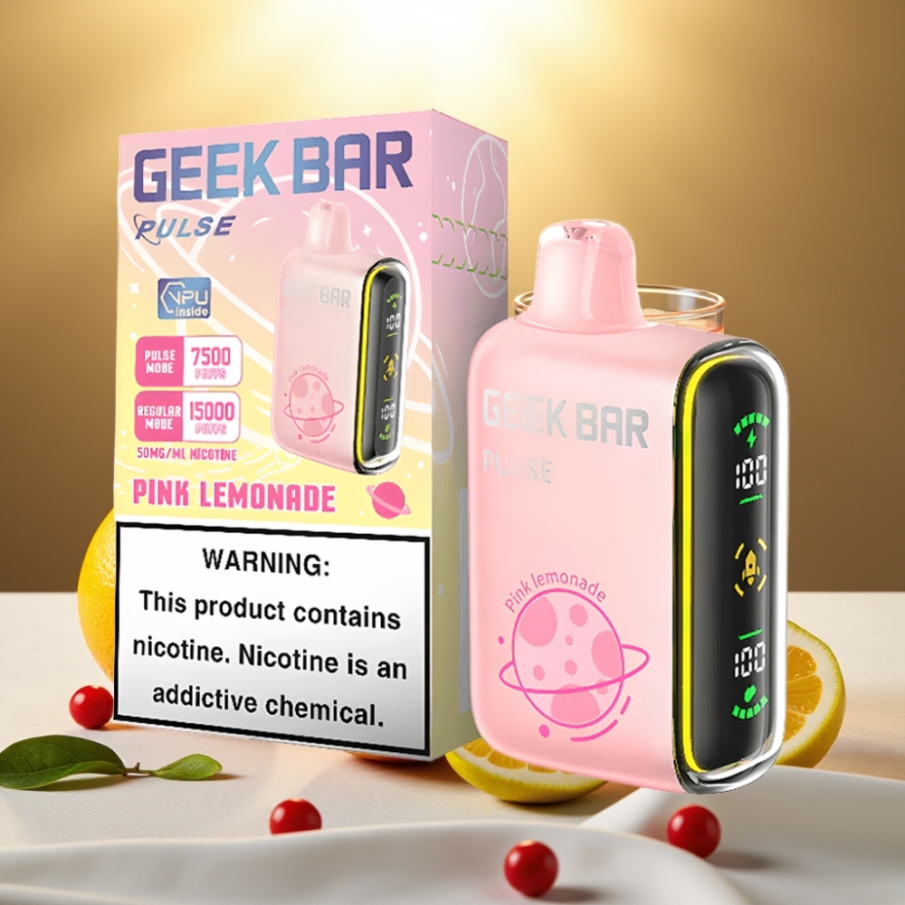 GEEK BAR Pulse 15000 Puffs Édition Planète - 16ML, 5%, Airflow Réglable, 650mAh