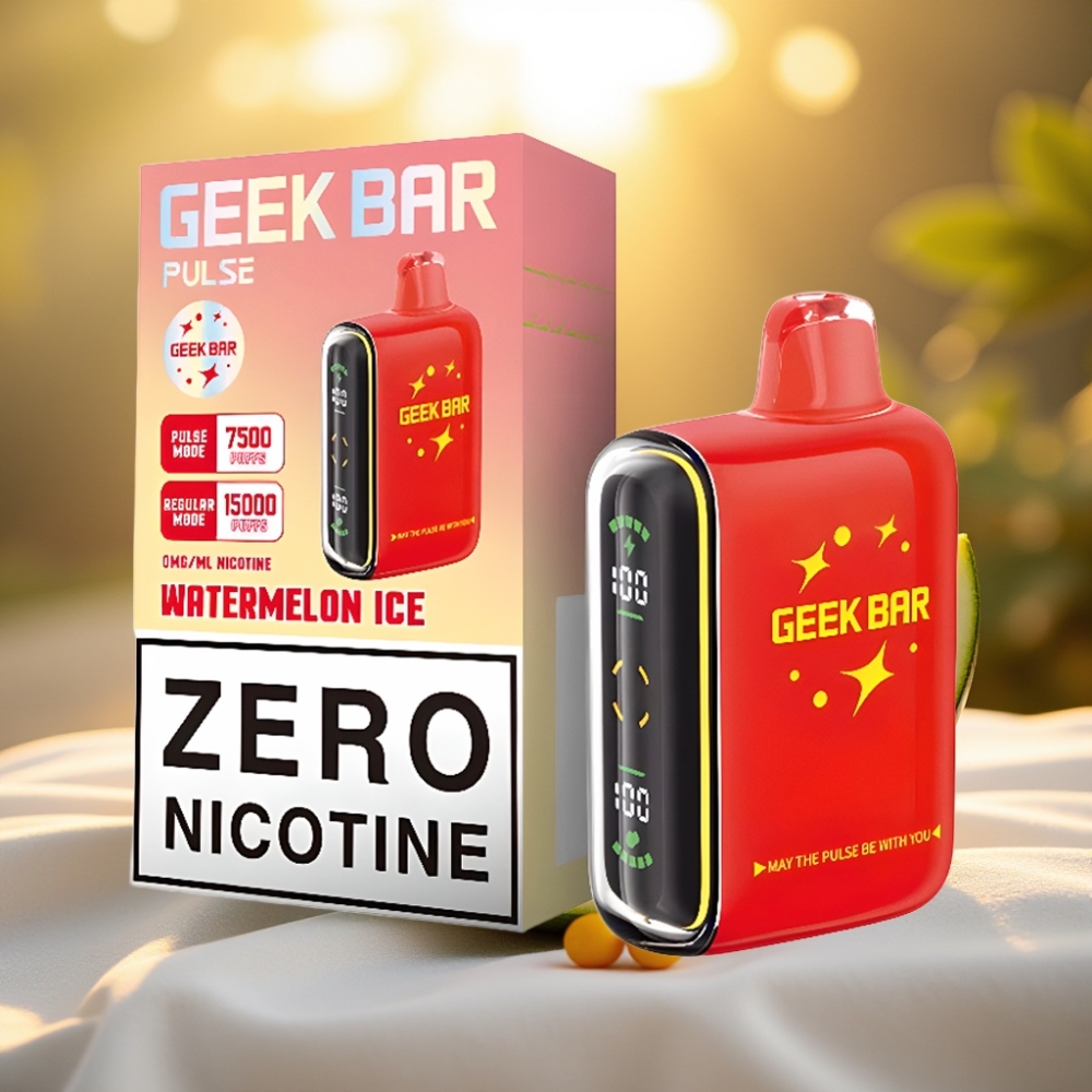 Geek Bar Pulse 15000 Puffs - 16ML, 5%, Airflow Réglable, 650mAh