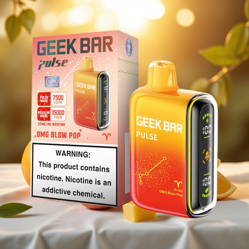 Geek Bar Pulse 15000 Puffs Zodiac Edition - 16ML, 5%, Airflow Réglable
