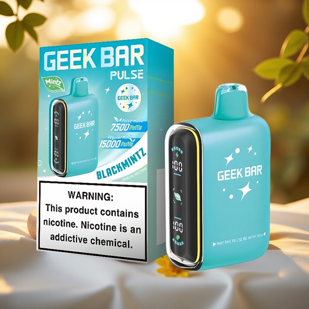 Geek Bar Pulse 15000 Puffs Édition Menthe – 16ML, 5%, Airflow Réglable