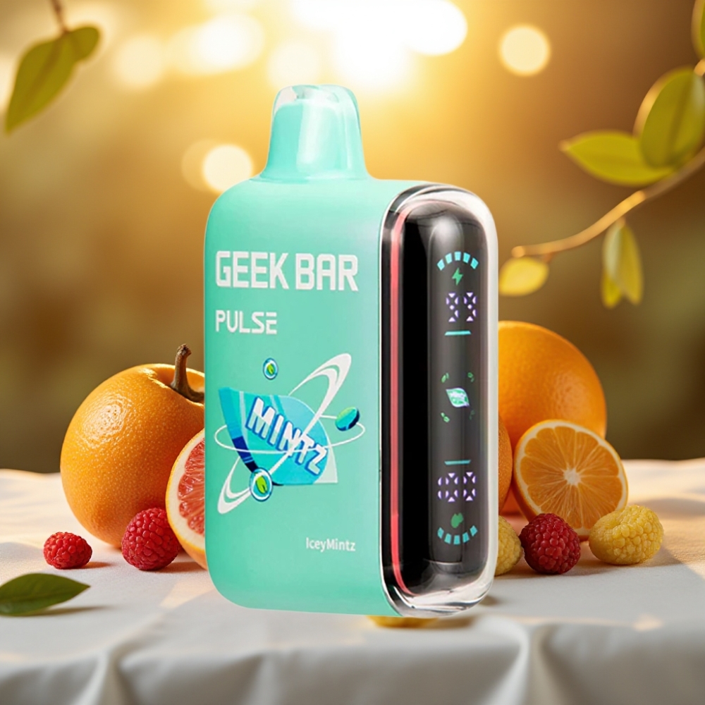 Geek Bar Pulse 15000 Puffs Édition Menthe – 16ML, 5%, Airflow Réglable