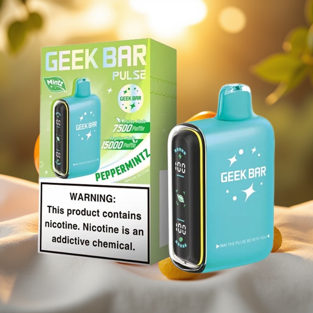 Geek Bar Pulse 15000 Puffs Édition Menthe – 16ML, 5%, Airflow Réglable