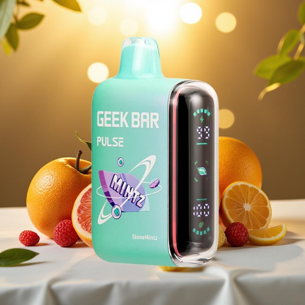 Geek Bar Pulse 15000 Puffs Édition Menthe – 16ML, 5%, Airflow Réglable