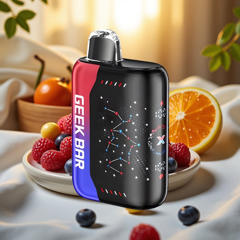 GEEK BAR Pulse X 25000 Puffs - Jus Prérempli 18mL, Nicotine 0-5%, Écran Courbé 3D