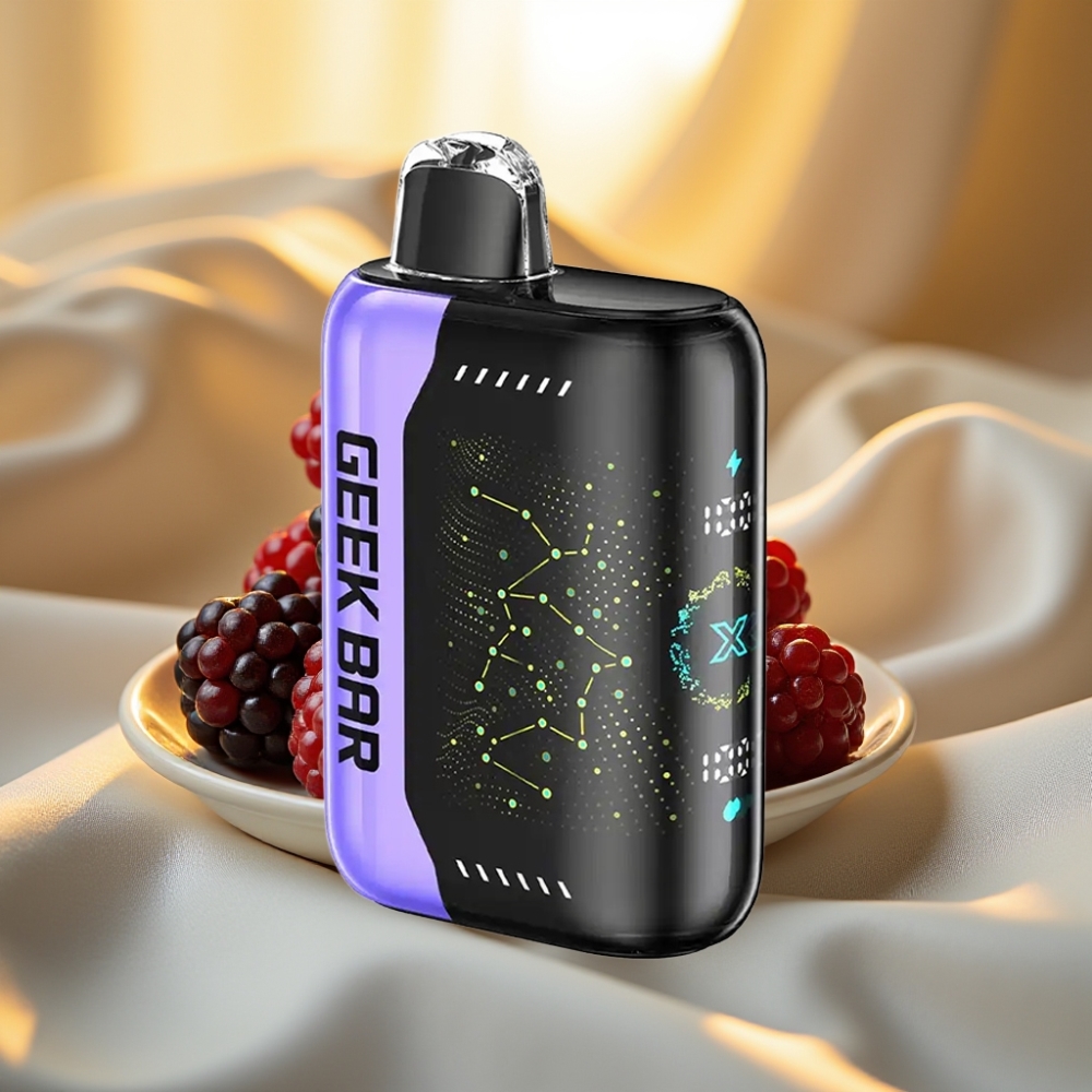 GEEK BAR Pulse X 25000 Puffs Jus Pré-rempli 18mL, Écran Courbe 3D, USB Type-C