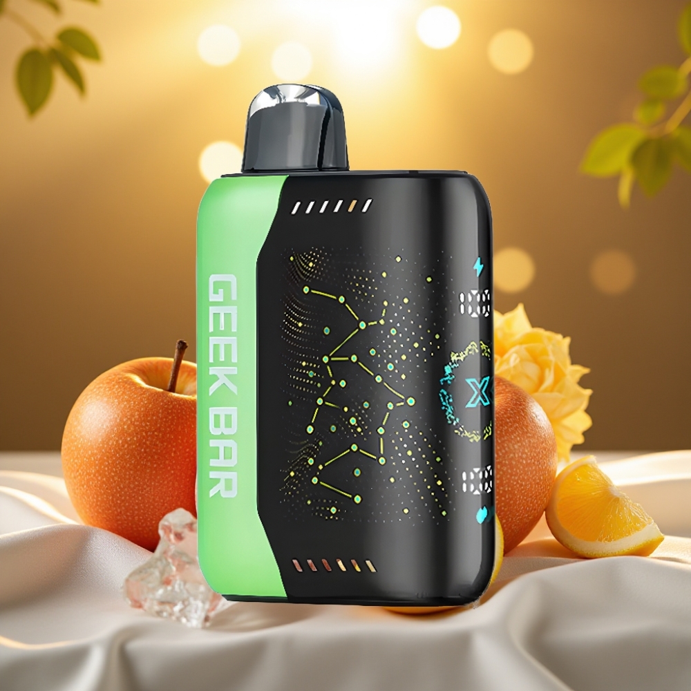 GEEK BAR Pulse X 25000 Puffs Jus Pré-rempli 18mL, Écran Courbe 3D, USB Type-C