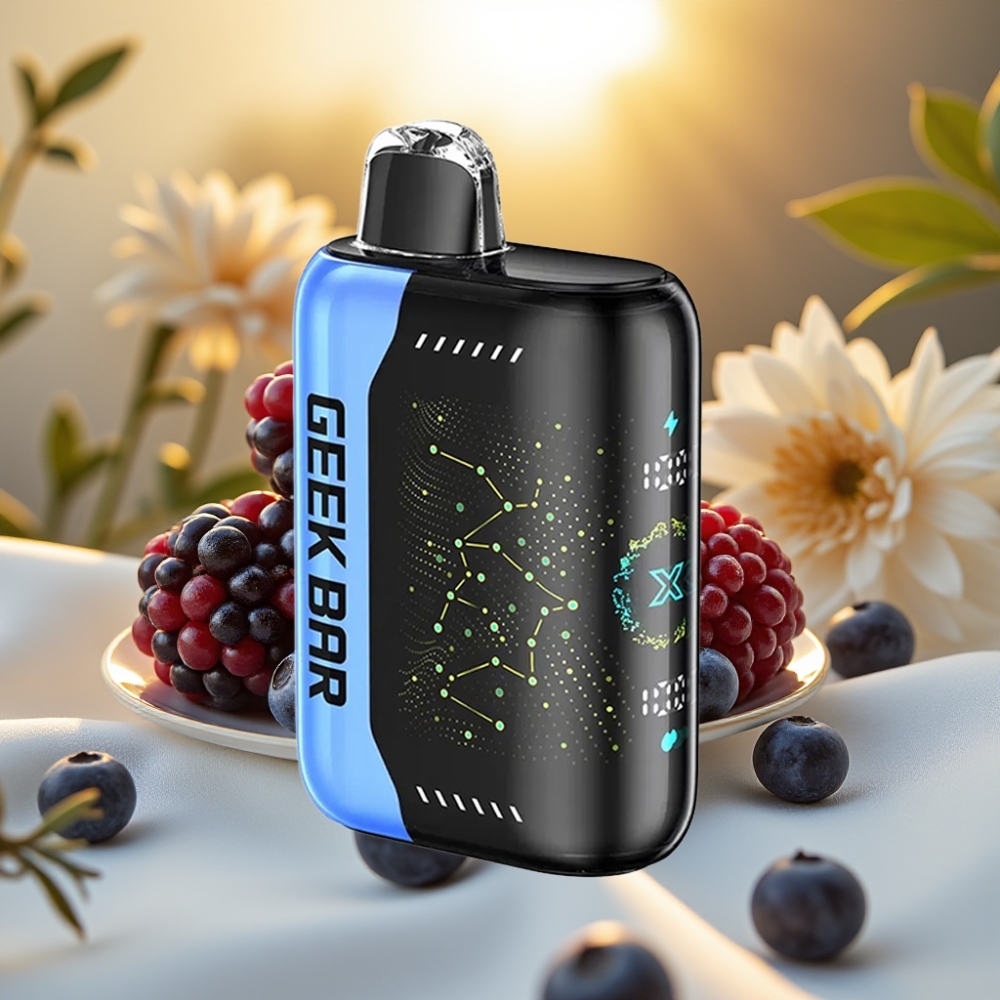 GEEK BAR Pulse X 25000 Puffs Jus Pré-rempli 18mL, Écran Courbe 3D, USB Type-C