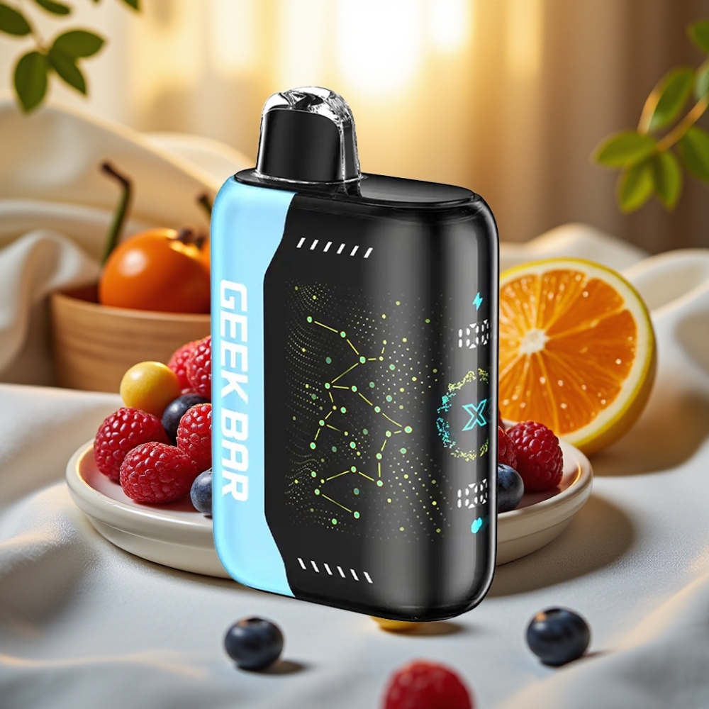 GEEK BAR Pulse X 25000 Puffs Jus Pré-rempli 18mL, Écran Courbe 3D, USB Type-C