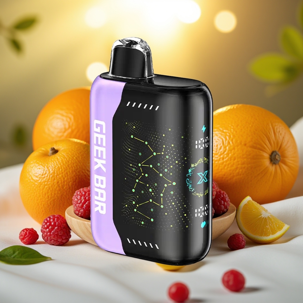 GEEK BAR Pulse X 25000 Puffs Jus Pré-rempli 18mL, Écran Courbe 3D, USB Type-C