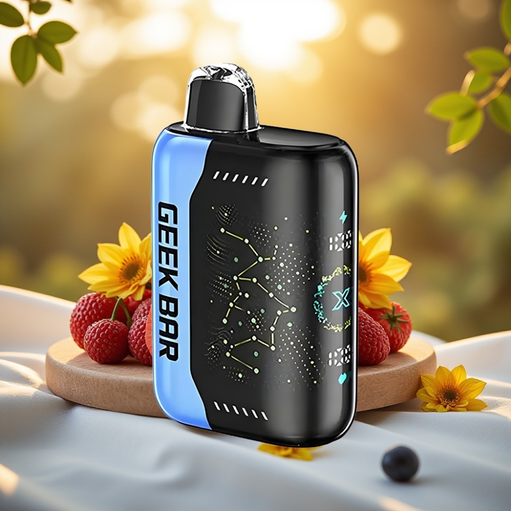 Geek Bar Pulse X 25000 Puffs Jus Prérempli 18mL, Écran Courbé 3D, USB Type-C