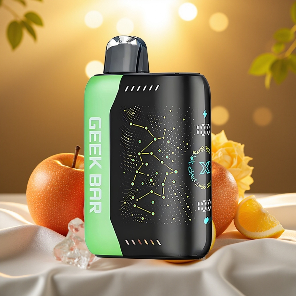 Geek Bar Pulse X 25000 Puffs Jus Prérempli 18mL, Écran Courbé 3D, USB Type-C