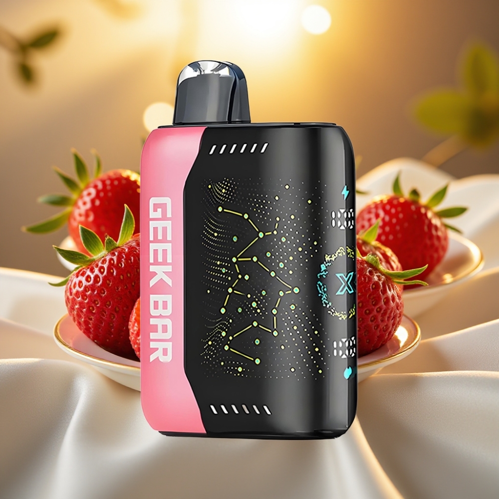 Geek Bar Pulse X 25000 Puffs Jus Prérempli 18mL, Écran Courbé 3D, USB Type-C