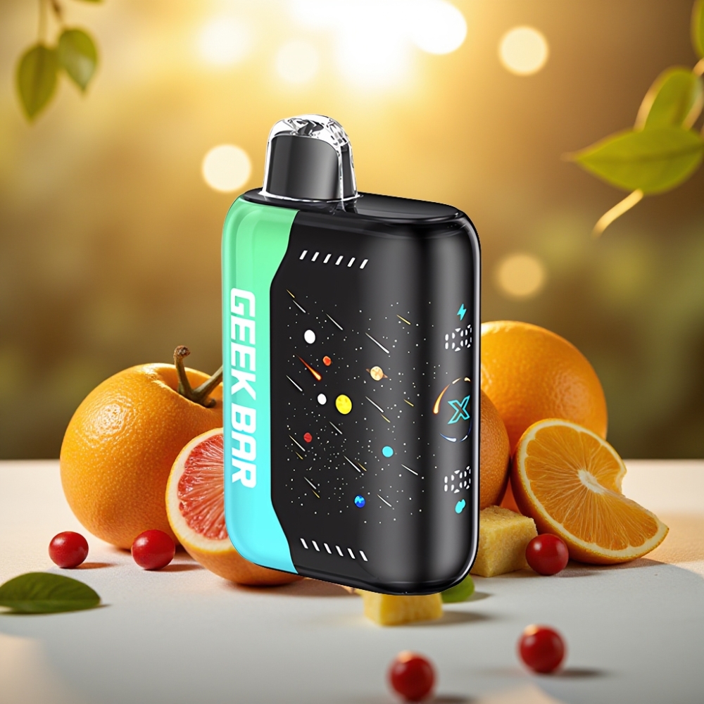 GEEK BAR Pulse X Meteor Édition 42K Bouffées ATL Menthe, 820mAh, Écran Courbe 3D