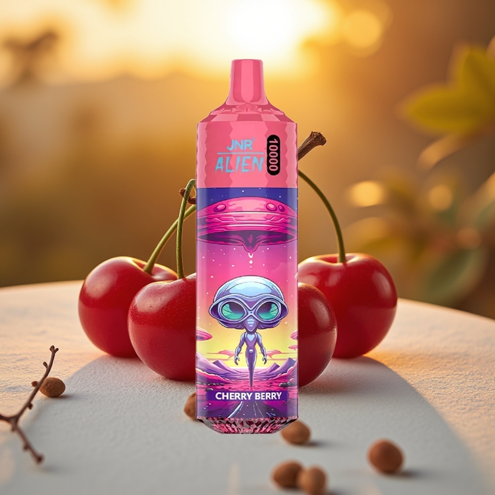 JNR Alien 10000 Puffs Cerise Baie 850mAh 20ml Type-C LED RGB