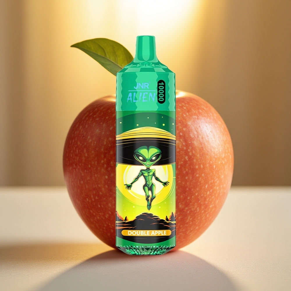 JNR Alien 10000 Puffs Double Pomme 850mAh 20ml Type-C LED RGB