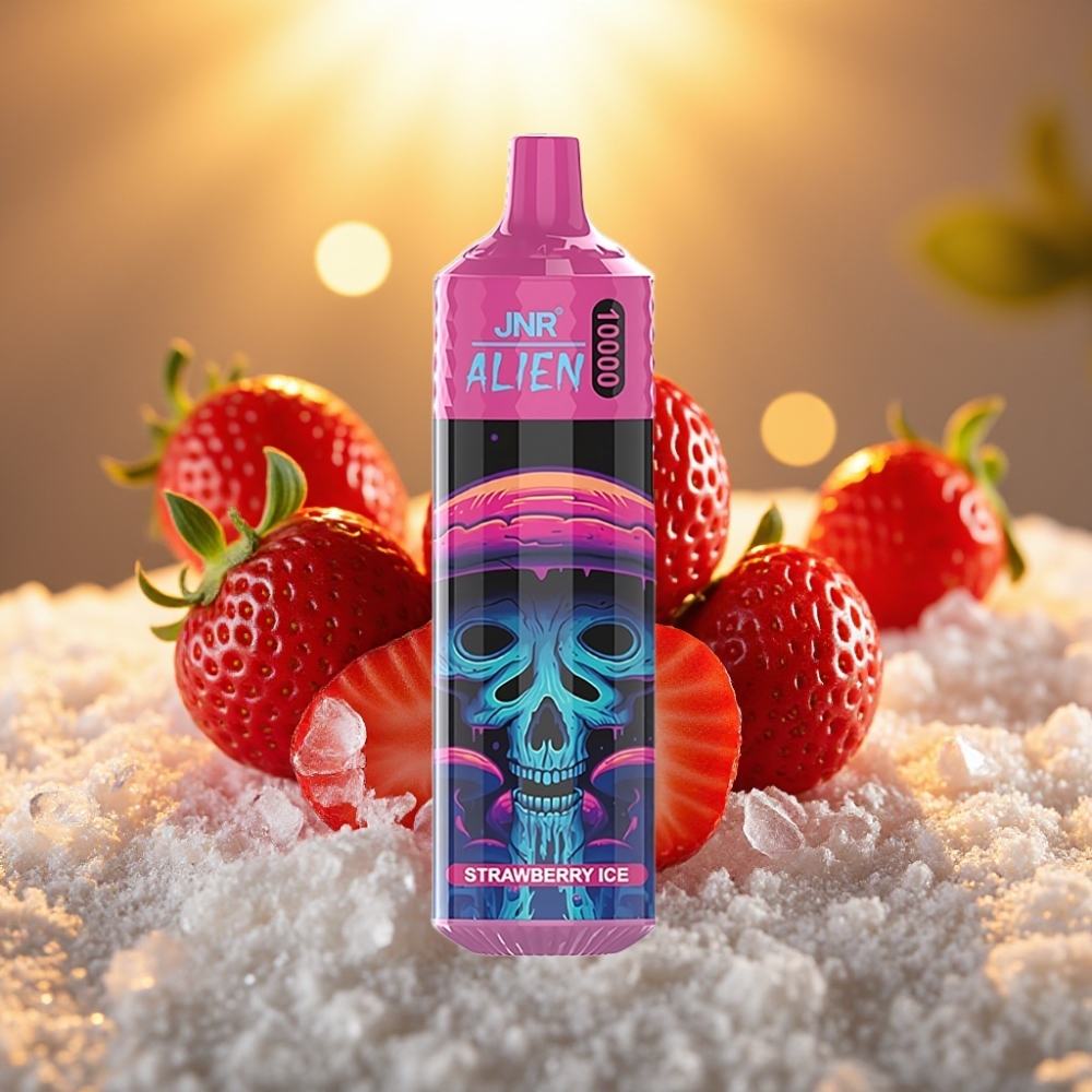 JNR Alien 10000 Puffs Fraise Menthe 20ml 850mAh RGB
