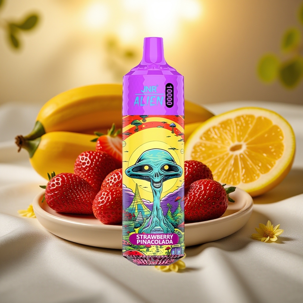 JNR Alien 10000 Puffs Fraise Pina Colada 20ml 850mAh Type-C