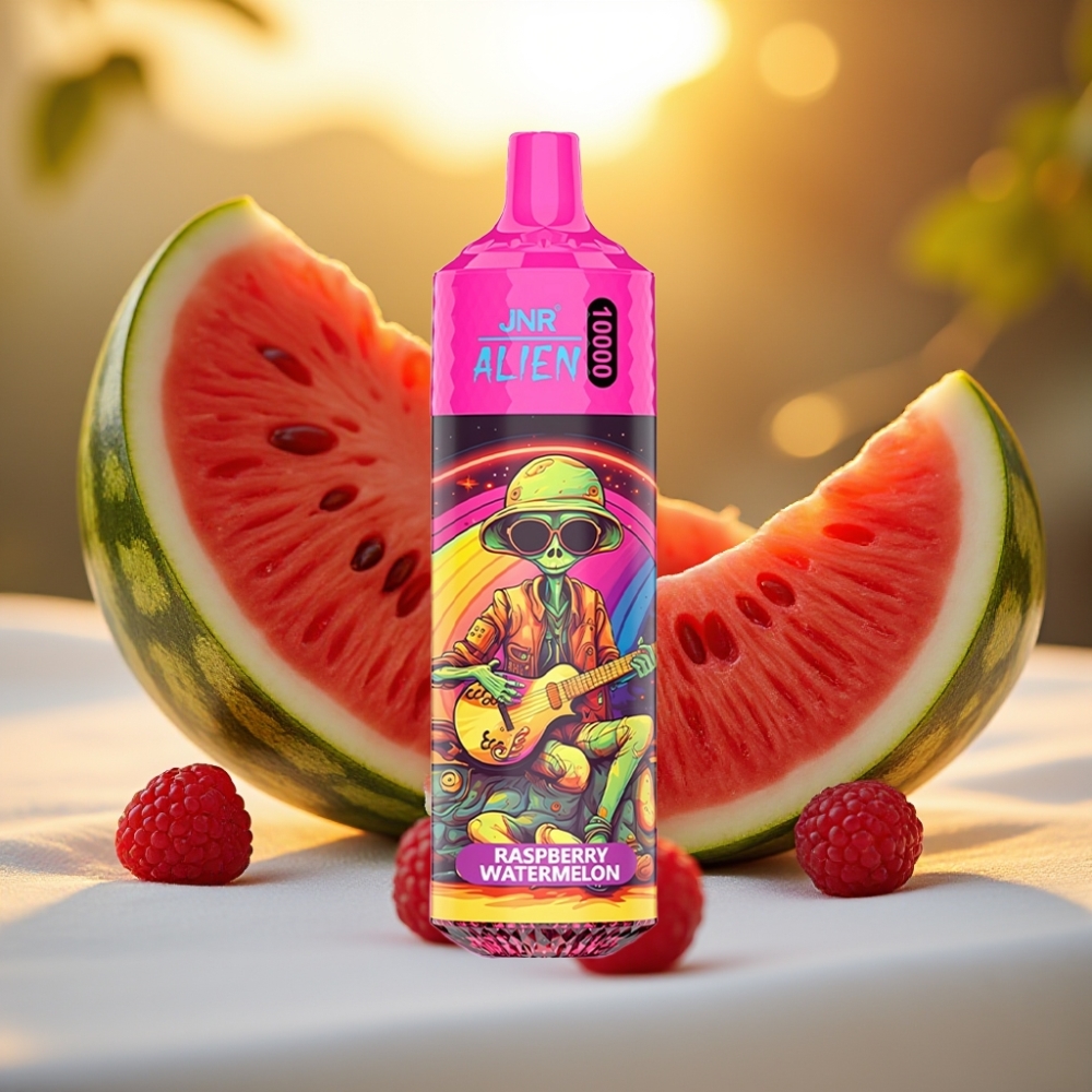 JNR Alien 10000 Puffs Framboise Pastèque 850mAh 20ml Type-C RGB