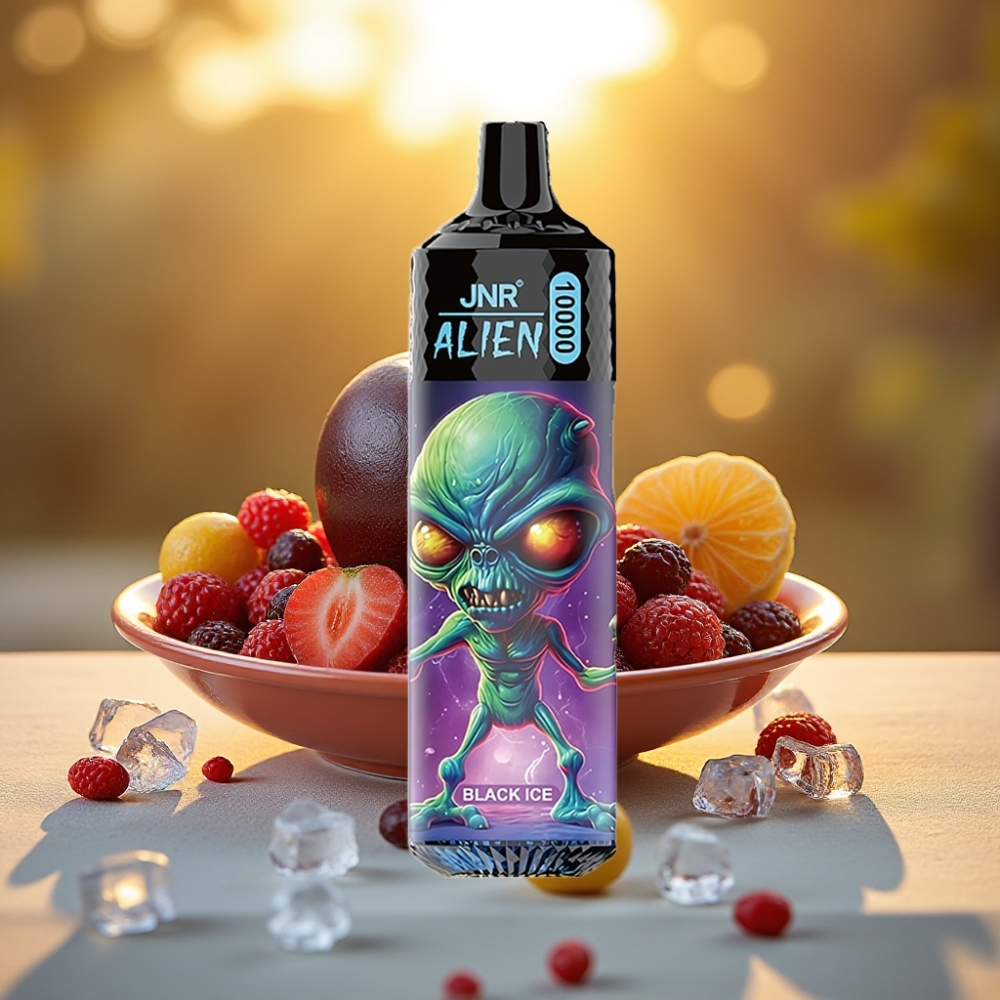 JNR Alien 10000 Puffs Glace Noire 850mAh 20ml Type-C