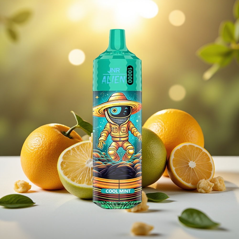 JNR Alien 10000 Puffs Menthe Fraîche 850mAh 20ml Type-C RGB