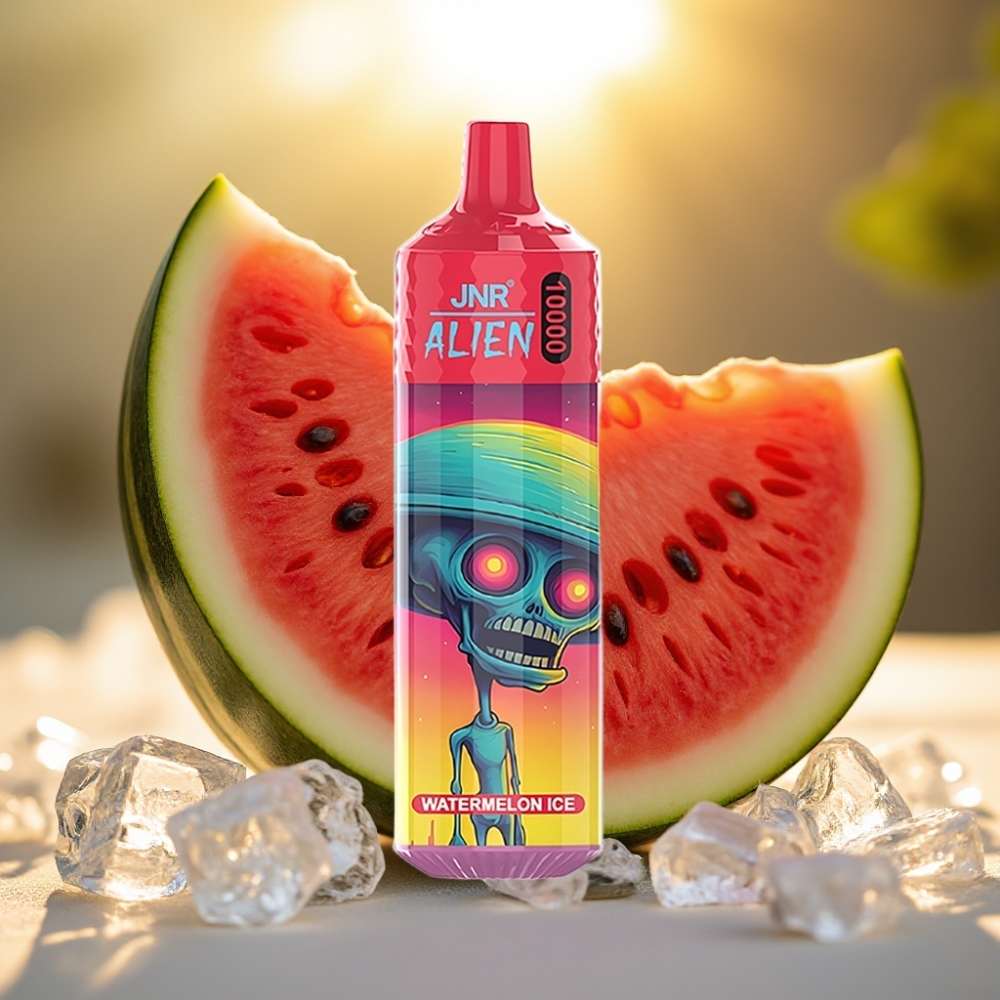 JNR Alien 10000 Puffs Pastèque Glacée 850mAh 20ml Type-C LED