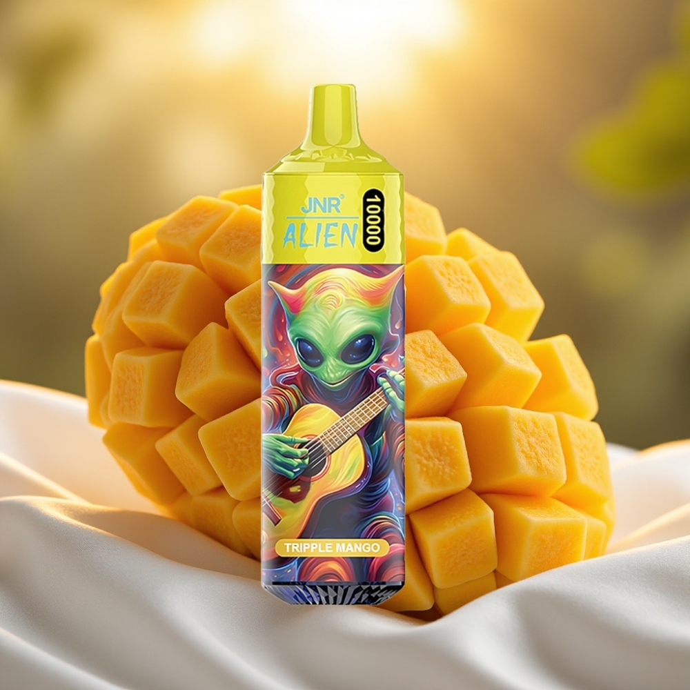 JNR Alien 10000 Puffs Triple mangue - 850mAh, 20ml, Type-C