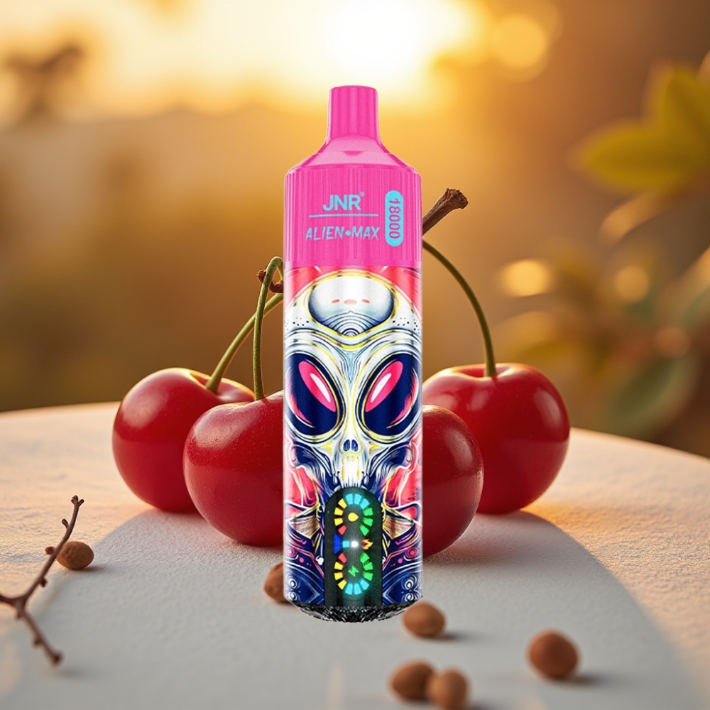 JNR Alien Max 18000 Puffs Cerise Baie - 28ml, 850mAh, Double Mesh