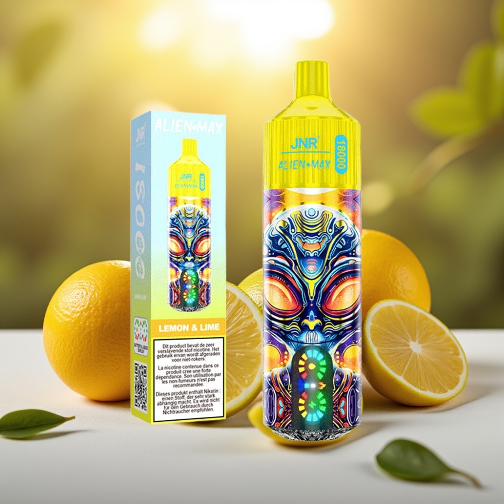 JNR Alien Max 18000 Puffs Citron & Lime - 28ml, 850mAh, 20 saveurs