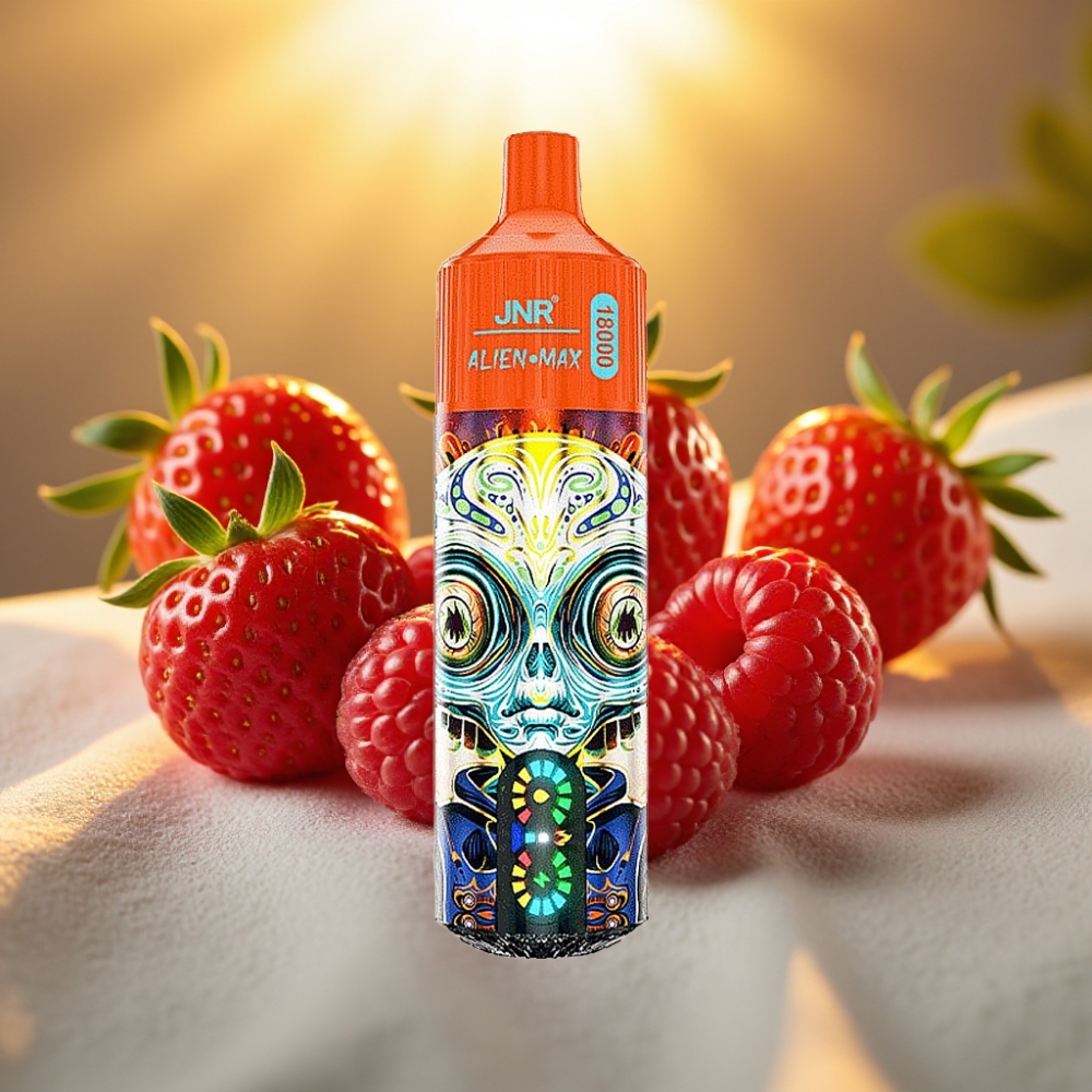 JNR Alien Max 18000 Puffs Fraise Framboise Cerise - 28ml, 850mAh, 20 arômes