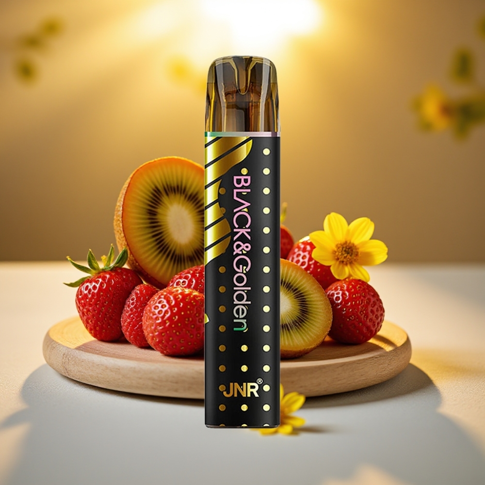 JNR Black&Golden 800 Puffs 2ml 2% Fraise Kiwi
