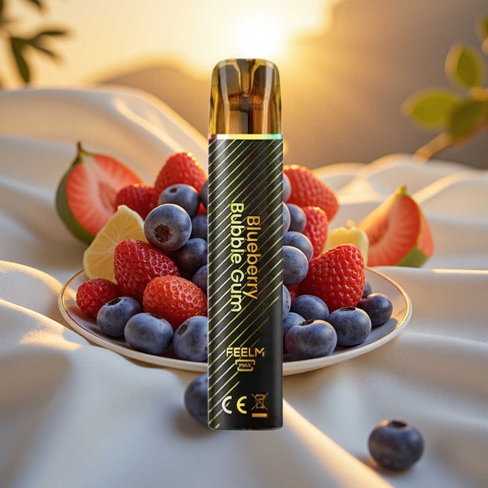 JNR Black&Golden 800 Puffs 2ml 2% Gomme Bulle Myrtille TPD