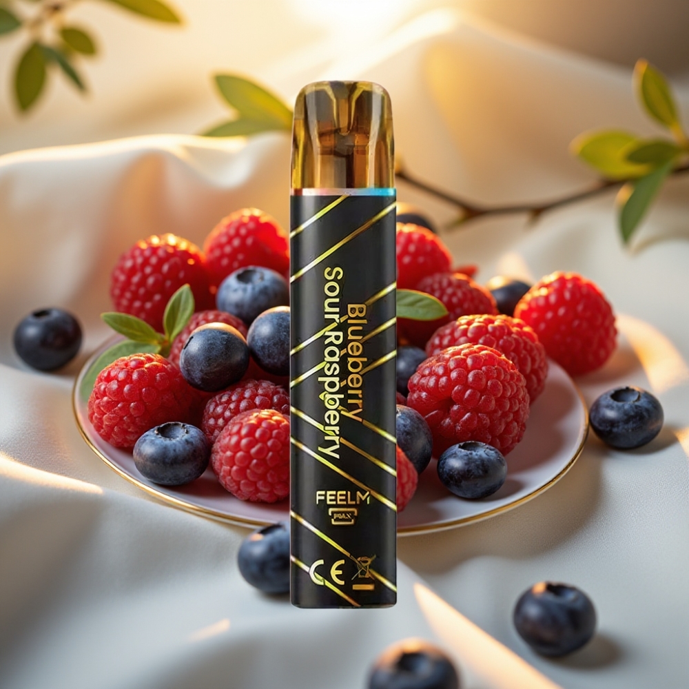 JNR Black&Golden 800 Puffs 2ml Myrtille Framboise Acidulée TPD 2%