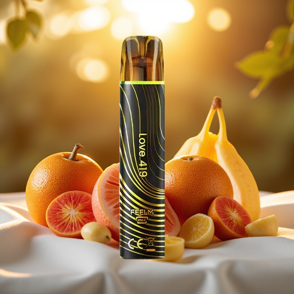 JNR Black&Golden 800 Puffs Disposable Vape Amour 419 550mAh 2ml 2% Nicotine