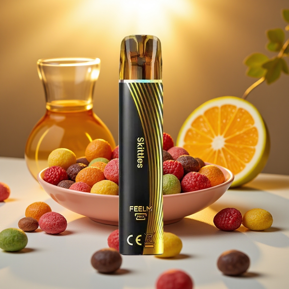 JNR Black&Golden 800 Puffs Disposable Vape Skittles 550mAh 2ml 2%