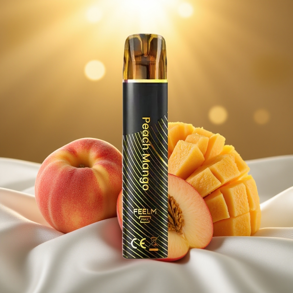 JNR Black&Golden 800 Puffs Pêche Mangue 550mAh 2ml TPD 2%
