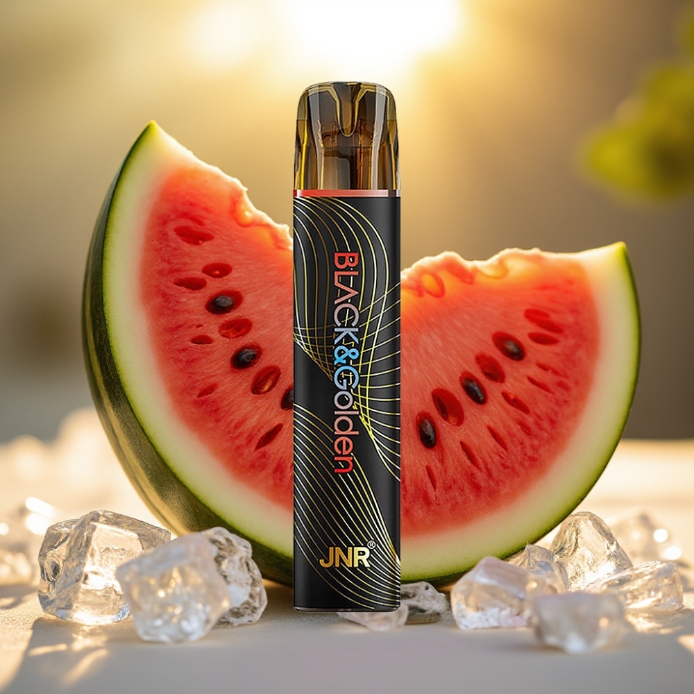 JNR Black&Golden 800 Puffs Pastèque Glacée 550mAh 2ml TPD 2%