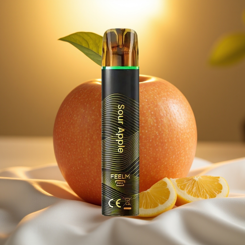 JNR Black&Golden 800 Puffs Pomme Acidulée 550mAh 2ml 2% TPD