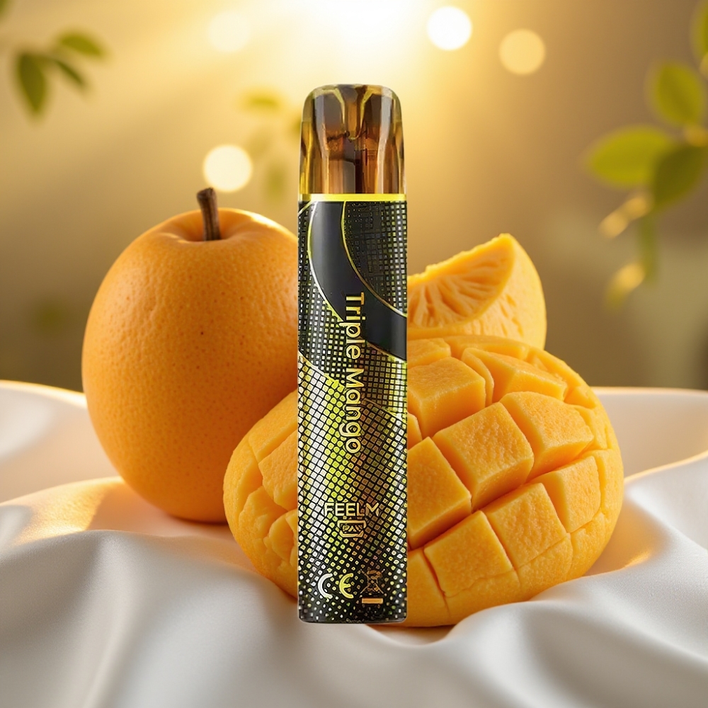 JNR Black&Golden Triple Mangue 800 Puffs 2ml 2% Nicotine TPD