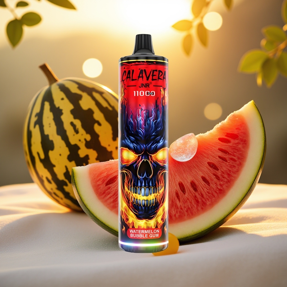 JNR Calavera 11000 Puffs Type-C 850mAh 21ml 1.0ohm Pastèque Bubble Gum