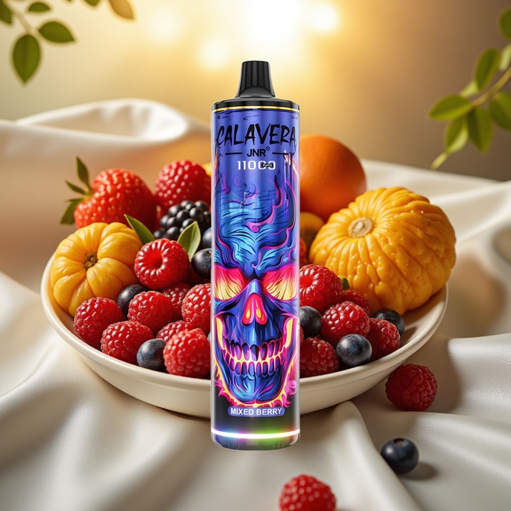 JNR Calavera 11000 Puffs Type-C 850mAh 21ml Baies Mixées